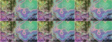 Suluboya kusursuz desen. Çiçek izi. Suluboya tarzında nötr renkler üzerine çiçekler.