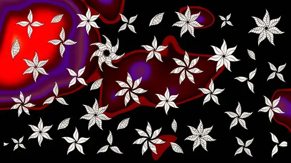 Çiçekli tebrik kartı. Çiçek arkaplan. Doğum günü kartı ya da düğün davetiyesi. Siyah renklerde. Raster illüstrasyonu. Suluboya çiçek buketi.