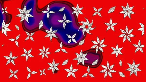 Modaya uygun kumaş deseni. Küçük çiçekteki sevimli çiçek deseni. Raster illüstrasyonu. Tony 'nin kumaş desenini çiz.