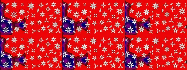 Zarif, parlak ve kırmızı çiçek desenli eskiz. Sabıka baskıları, bebek kıyafetleri, duvar kâğıtları, paket kutuları vb..