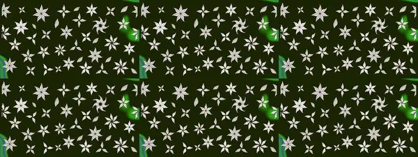 Raster çiçek desenleri çiziyor. Vadinin gri renkli çiçekleri.