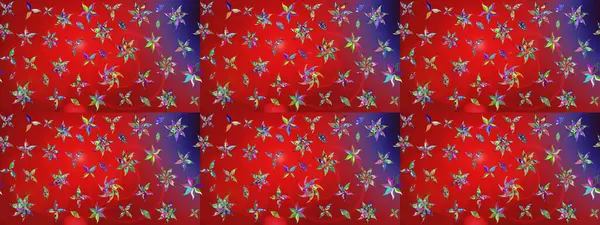 Renkli Bahar Teması eskiz kalıbı. Düz Çiçek Elementleri Tasarımı. Kırmızı renkte çiçekler. Güzel çiçek deseni..