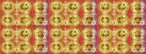 Soyut duvar kâğıdı, ambalaj dekorasyonu. Sarı, turuncu ve kahverengi renklerde tatlı kar taneleri. Basit bir kar tanesi. Kışın sembolü, mutlu noeller, mutlu yeni yıl kutlaması Raster illüstrasyonu..