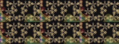 Renkli elementlerle Raster ilginç desen