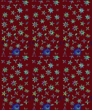 Tekstil, kumaş, kapaklar, duvar kağıtları, baskı, naylon, koleksiyon defteri, örgü, dekupaj için güzel bir eskiz. Küçük kırmızı çiçeklerle oldukça kaliteli besin torbası deseni.