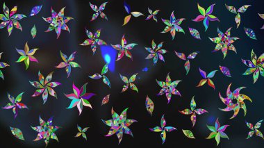 Eskiz geçmişi. Raster illüstrasyonu. Tomurcukları çiçek olan sevimli bir çiçek deseni. Eski usul. Raster. Kumaş, tekstil ve duvar kağıdı baskısı için..