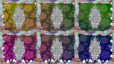 Çiçekli, suluboya desenli kusursuz çiçek deseni. Küçük çiçekte güzel bir çiçek deseni var. Raster deseni.