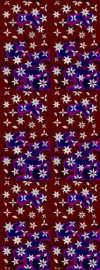 Kırmızı renkte çiçekler. Raster düz çiçek çizim deseni. Tasarım hediye paketi, tebrik kartları, posterler ve afiş tasarımı.