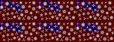 Güzel eskiz şekli. Raster çiçekli arka plan. Yazdır. Güzel kumaş deseni. Renkli Yaz Temalı eskiz kalıbı. Düz Çiçek Elementleri Tasarımı.