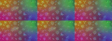 Küçük çiçekteki sevimli çiçek deseni. Kahverengi renkte çiçekler.