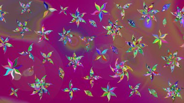 Tekstil, kumaş, kapaklar, duvar kağıtları, baskı, naylon, koleksiyon defteri, örgü, dekupaj için güzel bir eskiz. Küçük mor çiçeklerle oldukça kaliteli besin torbası deseni.