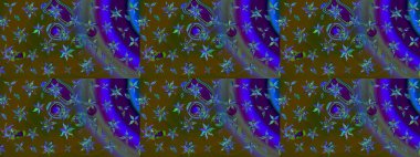 Güzel kumaş deseni. Bahar çiçekleriyle güzel bir çiçek deseni çizmişsin. Raster illüstrasyonu.