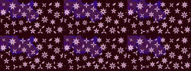 Kahverengi renklerde bahar çiçekleri. Yaprak ve çiçeklerin suluboya resimleri, kahverengi renklerdeki çizimler. Raster illüstrasyonu.