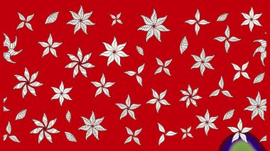 Renkli Yaz Temalı eskiz kalıbı. Düz Çiçek Elementleri Tasarımı. Modaya uygun kumaş deseni. Sevimli çiçek raster deseni.