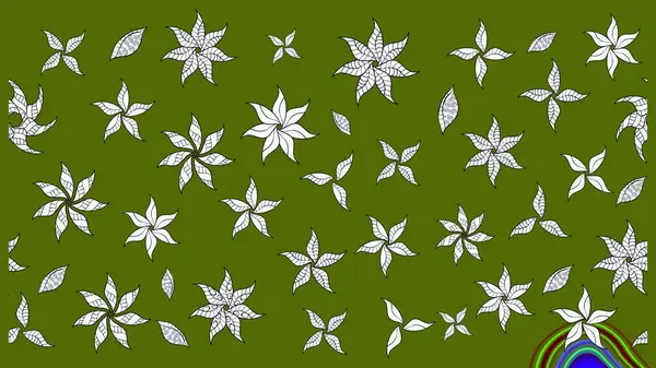 Raster. Güzel suluboya çiçekler, parlak resim ilham verici çiçek desenli eskiz arka plan.