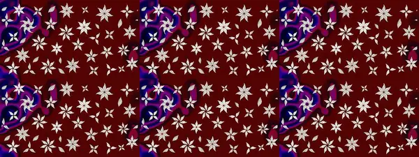 Nakış desenli çiçek deseni. Renkli grunge renkli çiçeklerle soyut bir arka plan oluşturur. İzler, kumaş, duvar kağıtları, tekstil için raster dokusu.