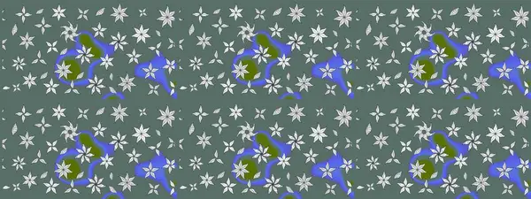 Soyut çiçek çizim kalıbı arka planı. Raster deseni. Raster illüstrasyonu. Tarafsız renklerde. Küçük çiçekte sevimli çiçek deseni var..