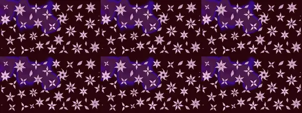 Kahverengi renklerde bahar çiçekleri. Yaprak ve çiçeklerin suluboya resimleri, kahverengi renklerdeki çizimler. Raster illüstrasyonu.