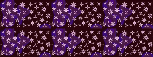 Kahverengi renklerde. Raster illüstrasyonu. Çiçekli güzel suluboya desen.