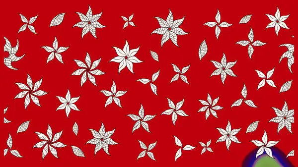 Renkli Yaz Temalı eskiz kalıbı. Düz Çiçek Elementleri Tasarımı. Modaya uygun kumaş deseni. Sevimli çiçek raster deseni.