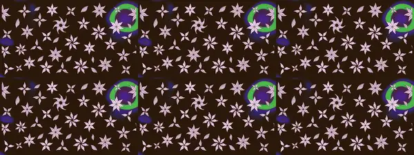 Kahverengi renkli çiçekler. Küçük çiçekte sevimli çiçek deseni var..