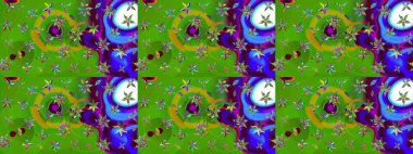 Tekstil veya kitap kapakları, imalat, duvar kağıtları, baskı, hediye paketi ve yapıştırma kitabı için çiçek eskizi geçmişi. Raster illüstrasyonu. Küçük ölçekli çiçeklerdeki basit sevimli desen.