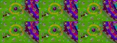 Suluboya etkisi. Organik elementler. Botanik çizim kalıbı. Raster deseni.