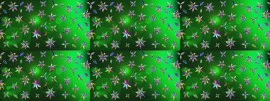 Raster illüstrasyonu. Küçük çaplı çiçeklerdeki basit şirin desenler. Tekstil veya kitap kapakları, imalat, duvar kağıtları, baskı, hediye paketi ve yapıştırma kitabı için çiçek eskiz geçmişi.