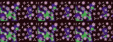 Çiçek deseni duvar kağıdı, desen dolguları ve web sayfası arka planı için kullanılabilir. Şekil verilmiş çiçeklerle eskiz deseni. Süslü zentangle çizim dokusu, soyut çiçeklerle süslenmiş..