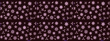 Tekstil veya kitap kapakları, imalat, duvar kağıtları, baskı, hediye paketi ve yapıştırma kitabı için çiçek eskizi geçmişi. Raster illüstrasyonu. Küçük ölçekli çiçeklerdeki basit sevimli desen.