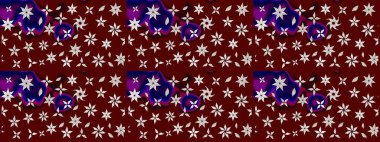 Raster stili kumaş deseni. Çiçekler suluboya çizim deseni.