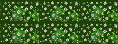 Raster illüstrasyonu. Organik motif arka planı. Ultraviyole kumaş deseni. Çizim deseni.