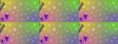 Çizim kalıbı. Organik motif arka planı. Ultraviyole kumaş deseni. Raster illüstrasyonu.