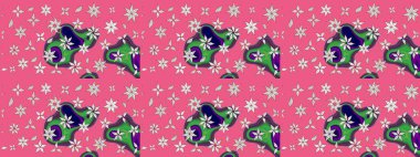 Zarif, parlak ve pembe çiçek desenli bir tasarım. Sabıka baskıları, bebek kıyafetleri, duvar kâğıtları, paket kutuları vb..