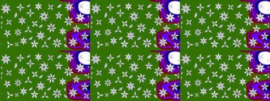 Eski moda arka plan. Raster illüstrasyonu. Kıvırcık, parlak örgü. Desen, çizim, çiçek sınırı. Güzel, parlak, pürüzsüz kumaş, tuval. Çiçeklerin çelengi.