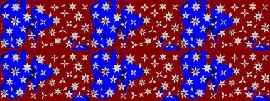 Manzaralı çiçek deseni. Sevgililer günü ve tebrik kartı konsepti için şık bir davetiye. Çiçek kompozisyonu, el boyası, hassas şablon. Üst manzara, yumuşak kırmızı renk biçimi.