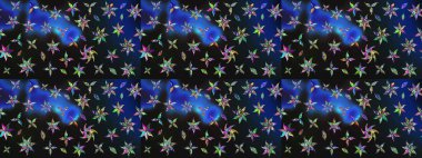 Renkli Yaz Temalı eskiz kalıbı. Gri renkli çiçekler. Düz Çiçek Elementleri Tasarımı. Sevimli çiçek raster deseni.