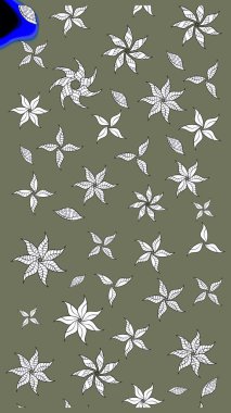 Kızılderili desenli desenli desenli şal deseni. Etnik Mandala süsü. Raster Henna dövme stili. Tekstil, tebrik kartı, boyama kitabı, telefon kılıfı baskısı için kullanılabilir.