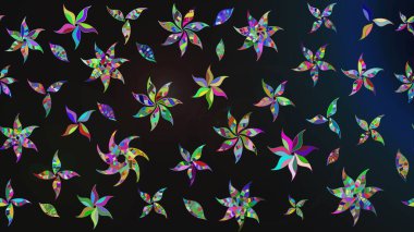 Raster stili kumaş deseni. Çiçekler suluboya çizim deseni.