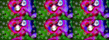 Çiçek arkaplan. Raster illüstrasyonu. Yeşil renklerde. Suluboya çiçek buketi. Çiçekli tebrik kartı. Doğum günü kartı ya da düğün davetiyesi.