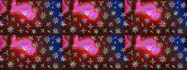 Raster illüstrasyonu. Renkli süs kenarı. Kahverengi renklerde. Hint süsü. Çizim kalıbı. Çiçek duvar kağıdı.