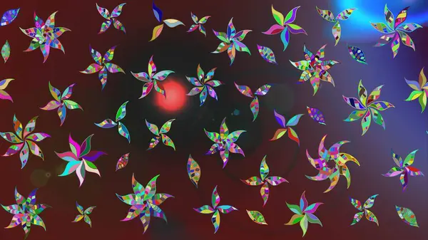 Çiçek arkaplanlı soyut zarafet eskiz deseni. Raster Güzel kumaş deseni.