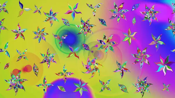 Raster - stok. Sarı çiçekli eskiz deseni, suluboya çiçek deseni, sevimli çiçek, duvar kağıdı, kart veya kumaş için fayanslı.