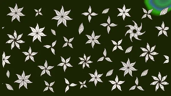 Nazik, narin çiçek arkaplanı. Çiçekli karalama şeklinde Raster çiçek deseni. Gri renkli çiçekler.