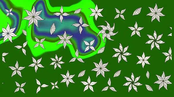 Çizim raster deseni. Güzel kumaş deseni. Çiçek arka planı.