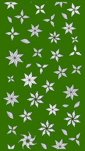 Raster deseni. Botanik çizim kalıbı. Suluboya etkisi. Organik elementler.