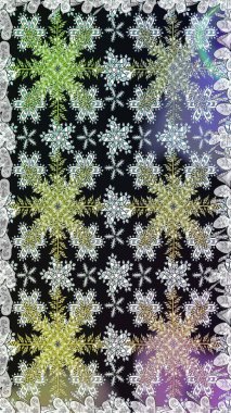 Klasik raster sarısı, kusursuz desen. Çiçek süsü kumaş deseni, cam, çiçek desenli altın elementli gri renkli metal..