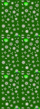 Taslak dekoratif arka plan, çiçek mandala. Çiçek. Raster illüstrasyonu. Yeşil renklerde.