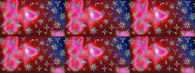 Klasik çiçek desenli. Paketleme, tekstil, duvar kâğıdı için çiçek eskizi. Yumuşak fayans. Raster 'ın taze dokusu. Yumuşak pamuk tasarımı.