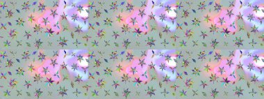 Özgürlük stili Millefleur 'lar. Taşralı şıklığı. Tekstil, duvar kâğıdı, kapaklar, yüzey, baskı, hediye paketi, hatıra defteri, dekupaj. Küçük yabani çiçeklerdeki halk modelini çiz..